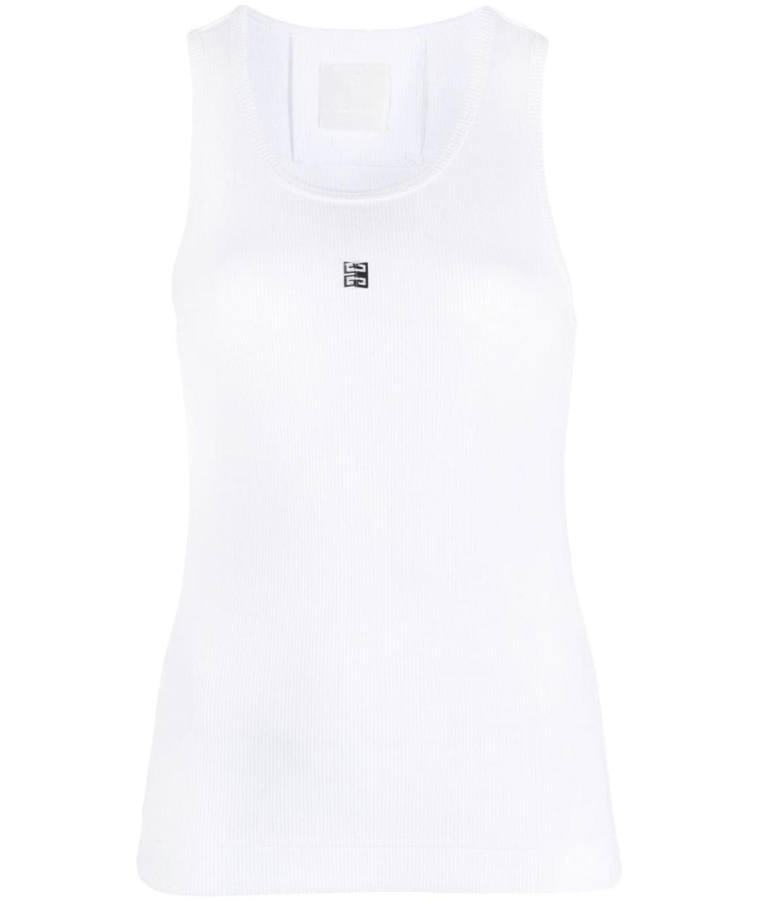 GIVENCHY Белая хлопковая майка, фото 1