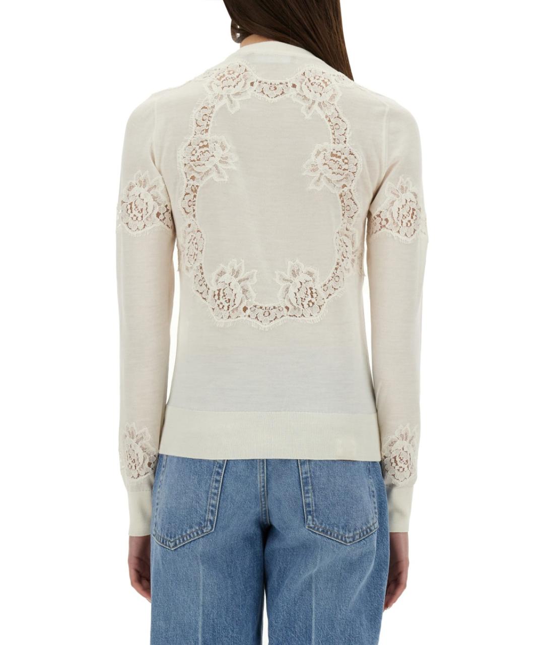 DOLCE&GABBANA Белый кардиган, фото 3