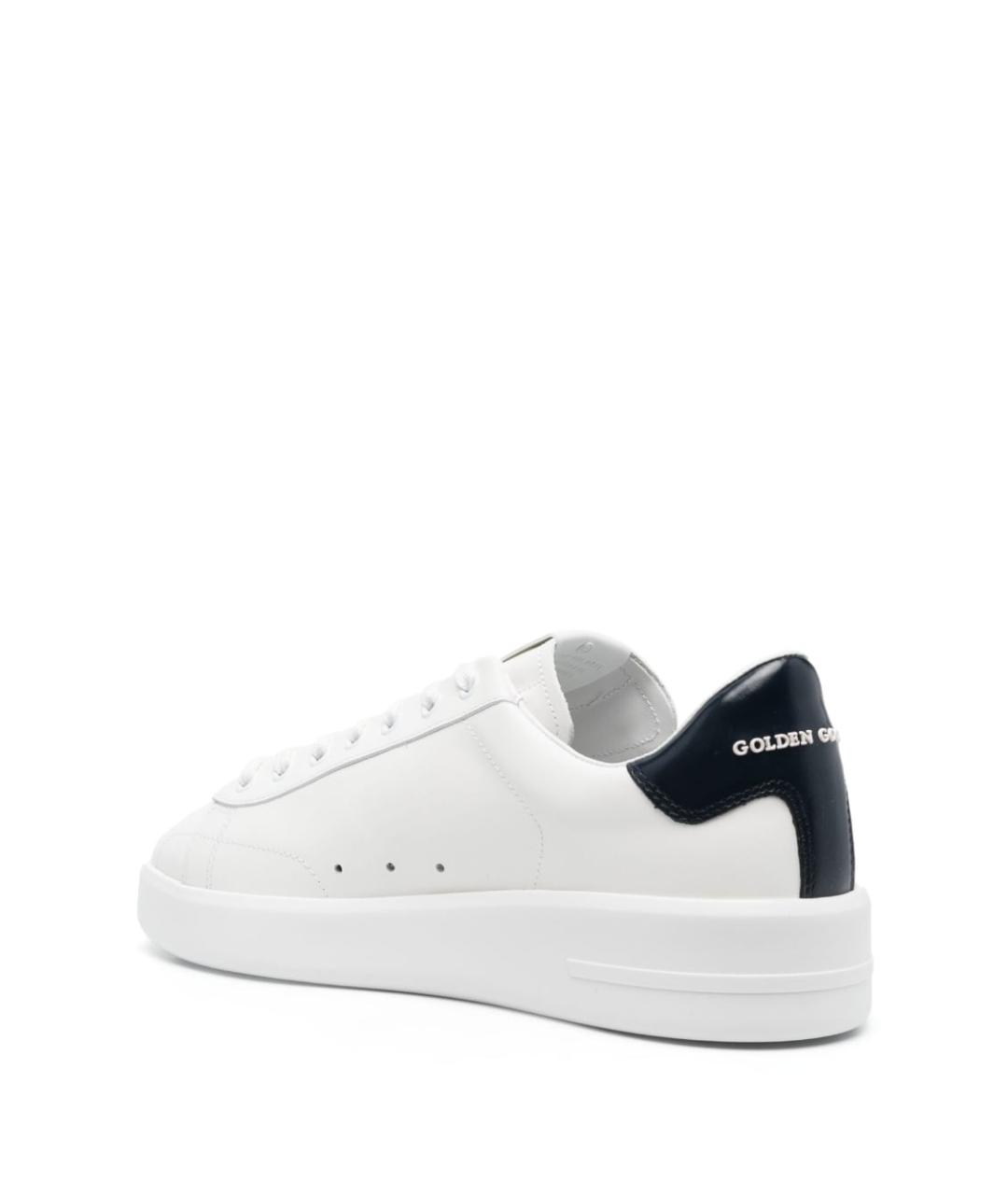 GOLDEN GOOSE DELUXE BRAND Белые кожаные низкие кроссовки / кеды, фото 4