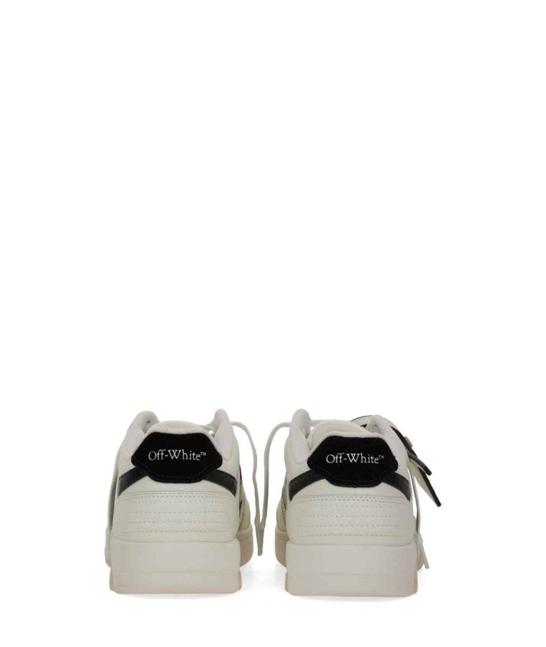 OFF-WHITE Белые синтетические низкие кроссовки / кеды, фото 3
