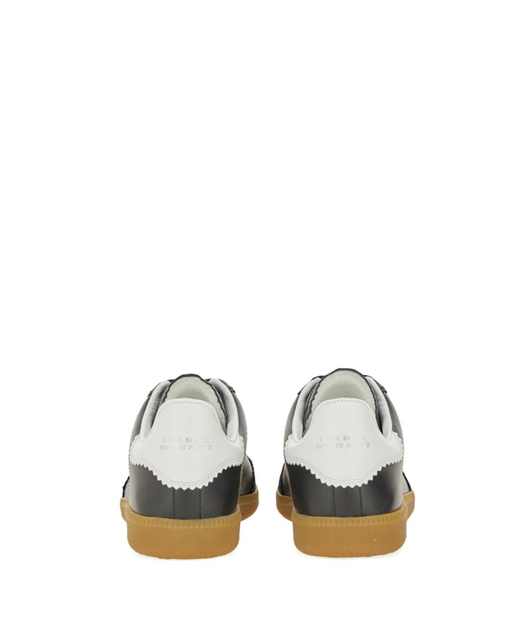 ISABEL MARANT Черные кожаные кроссовки, фото 4