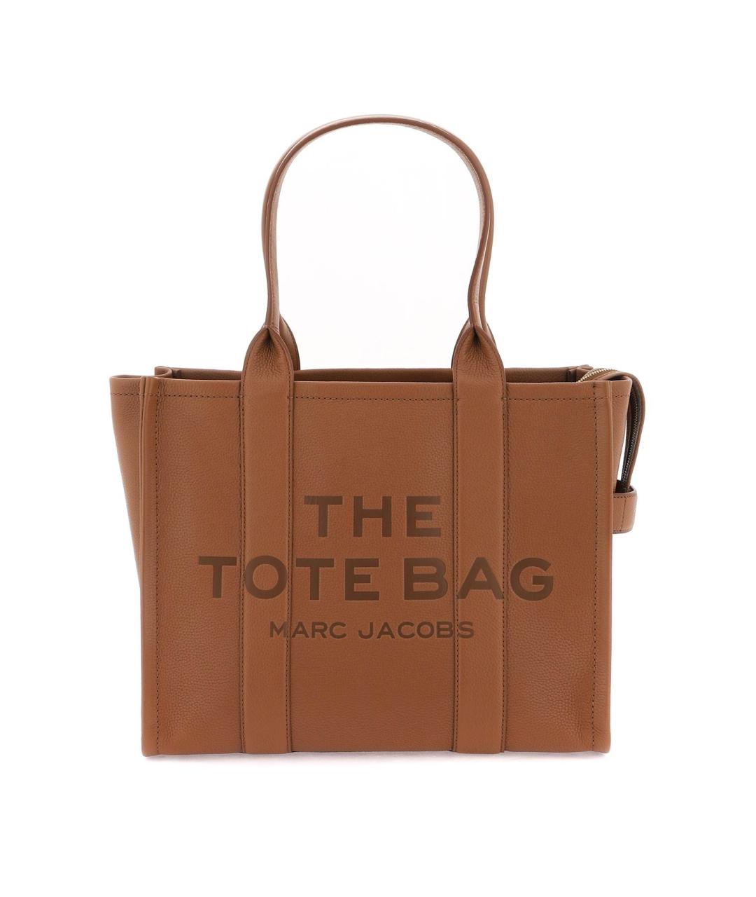 MARC JACOBS Коричневая кожаная сумка тоут, фото 2