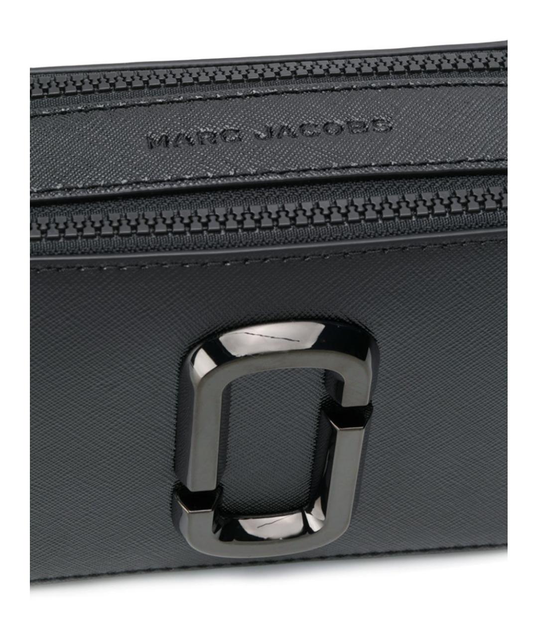 MARC JACOBS Черная кожаная сумка через плечо, фото 4