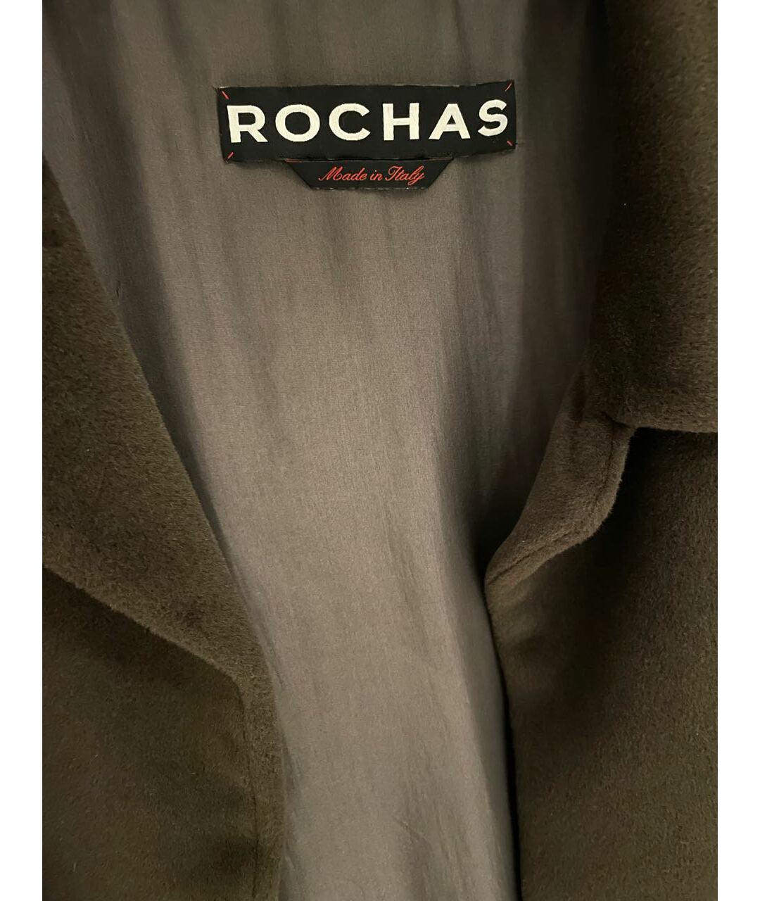 ROCHAS Коричневое шерстяное пальто, фото 3