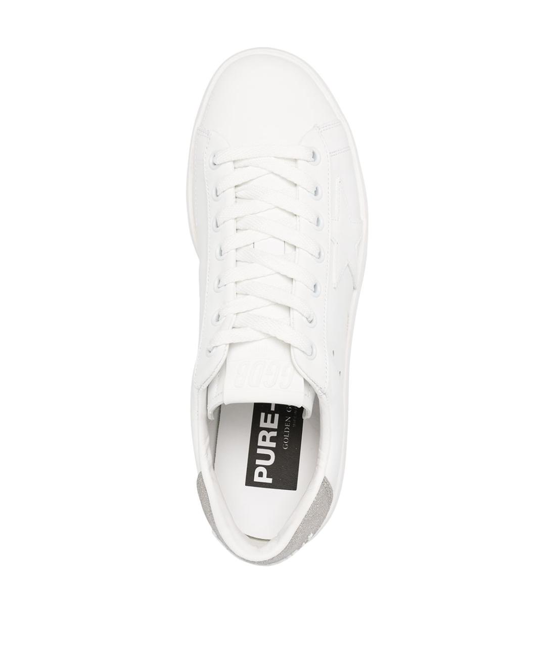 GOLDEN GOOSE DELUXE BRAND Белые кожаные кеды, фото 4