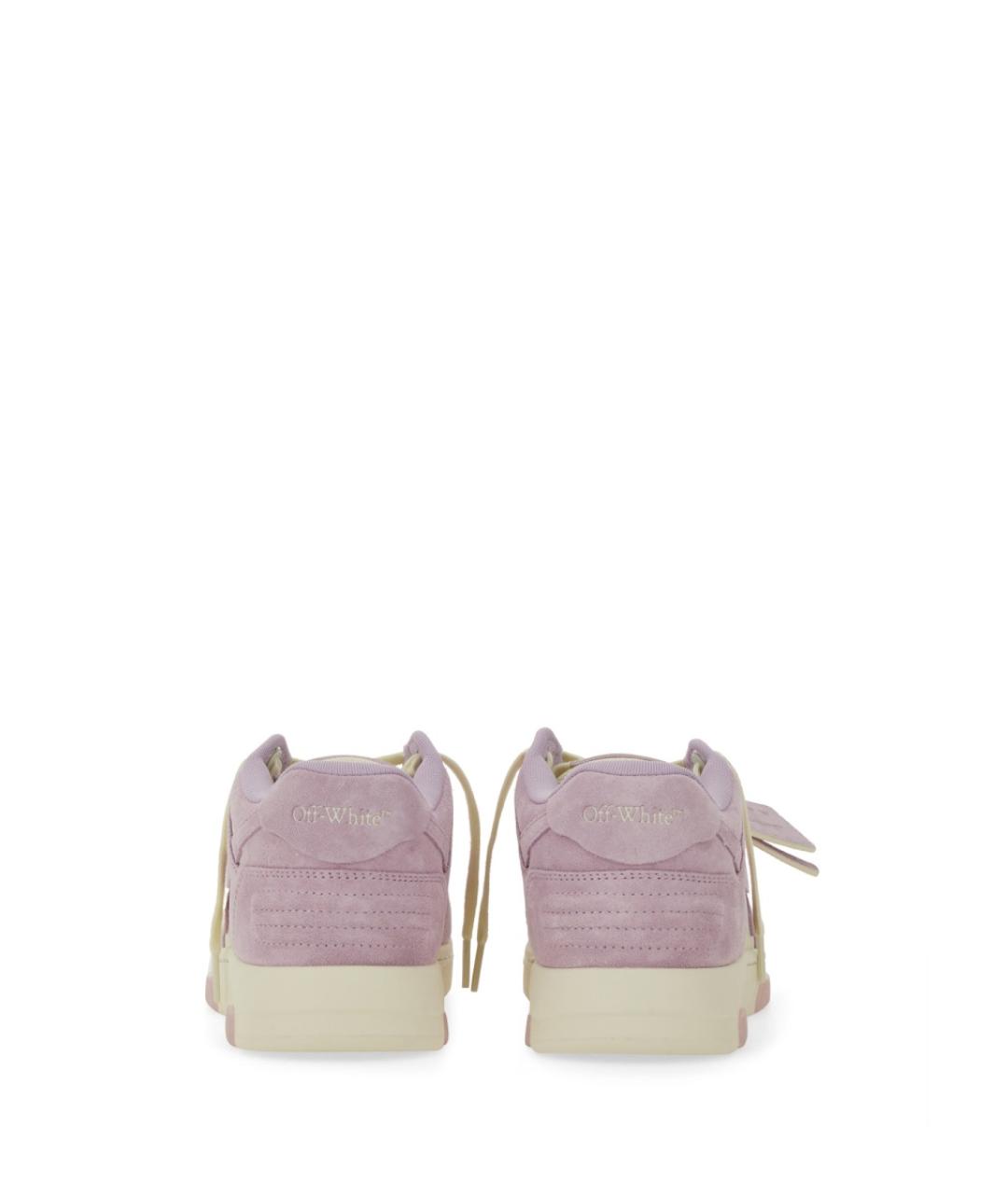 OFF-WHITE Розовые синтетические кроссовки, фото 4
