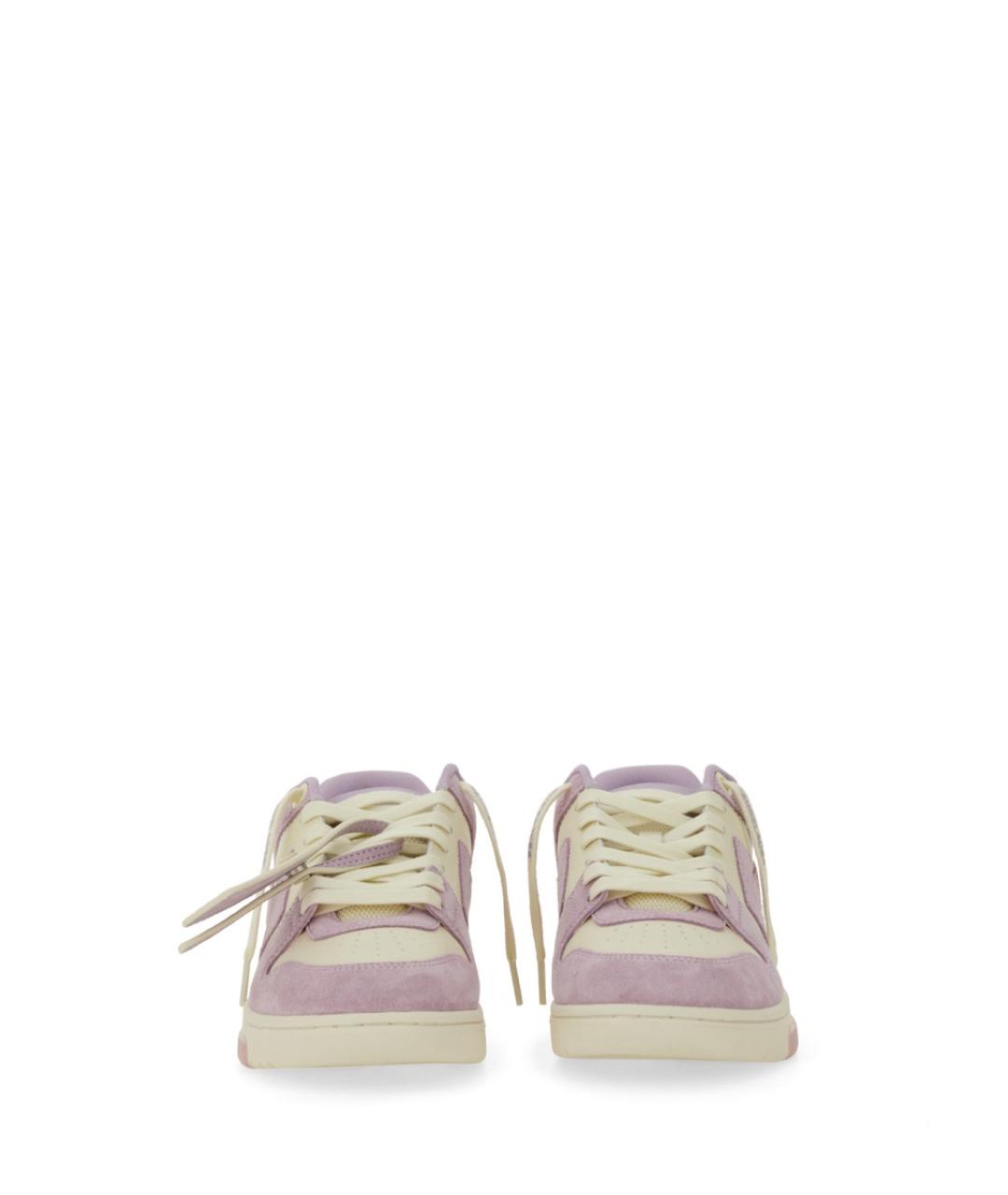 OFF-WHITE Розовые синтетические кроссовки, фото 5