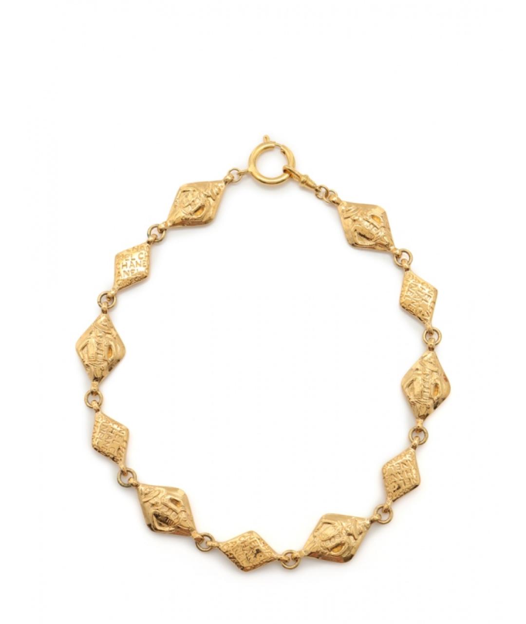 CHANEL Золотое латунное колье, фото 1