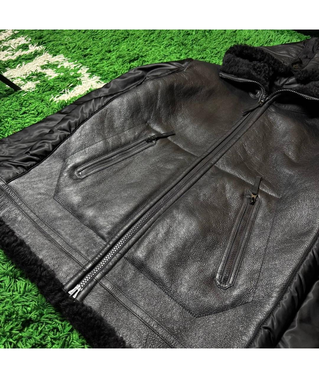 STONE ISLAND Черная дубленка/шуба, фото 8