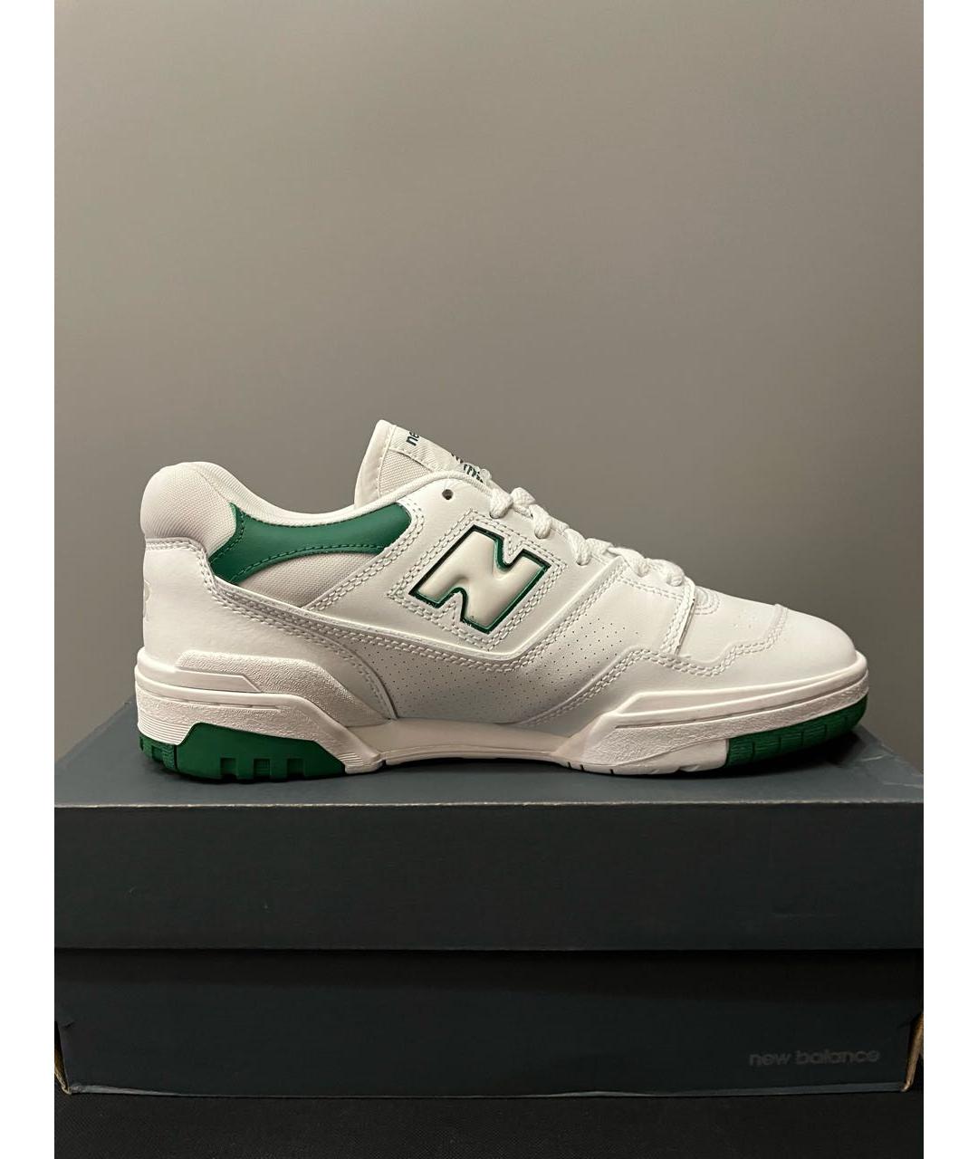 NEW BALANCE Белые кожаные кеды, фото 6
