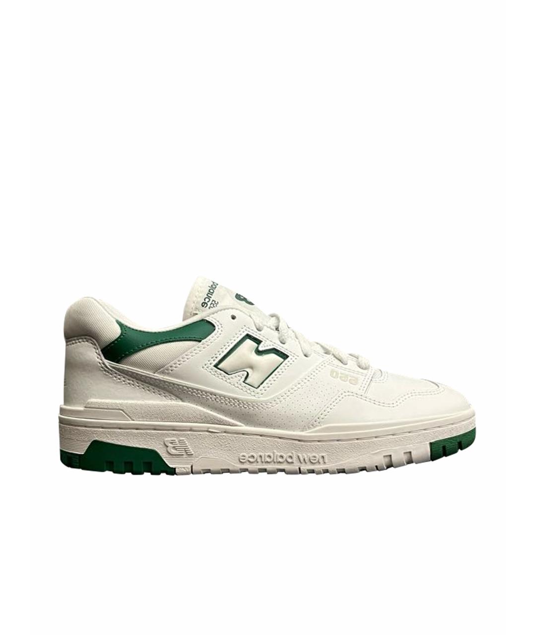 NEW BALANCE Белые кожаные кеды, фото 1