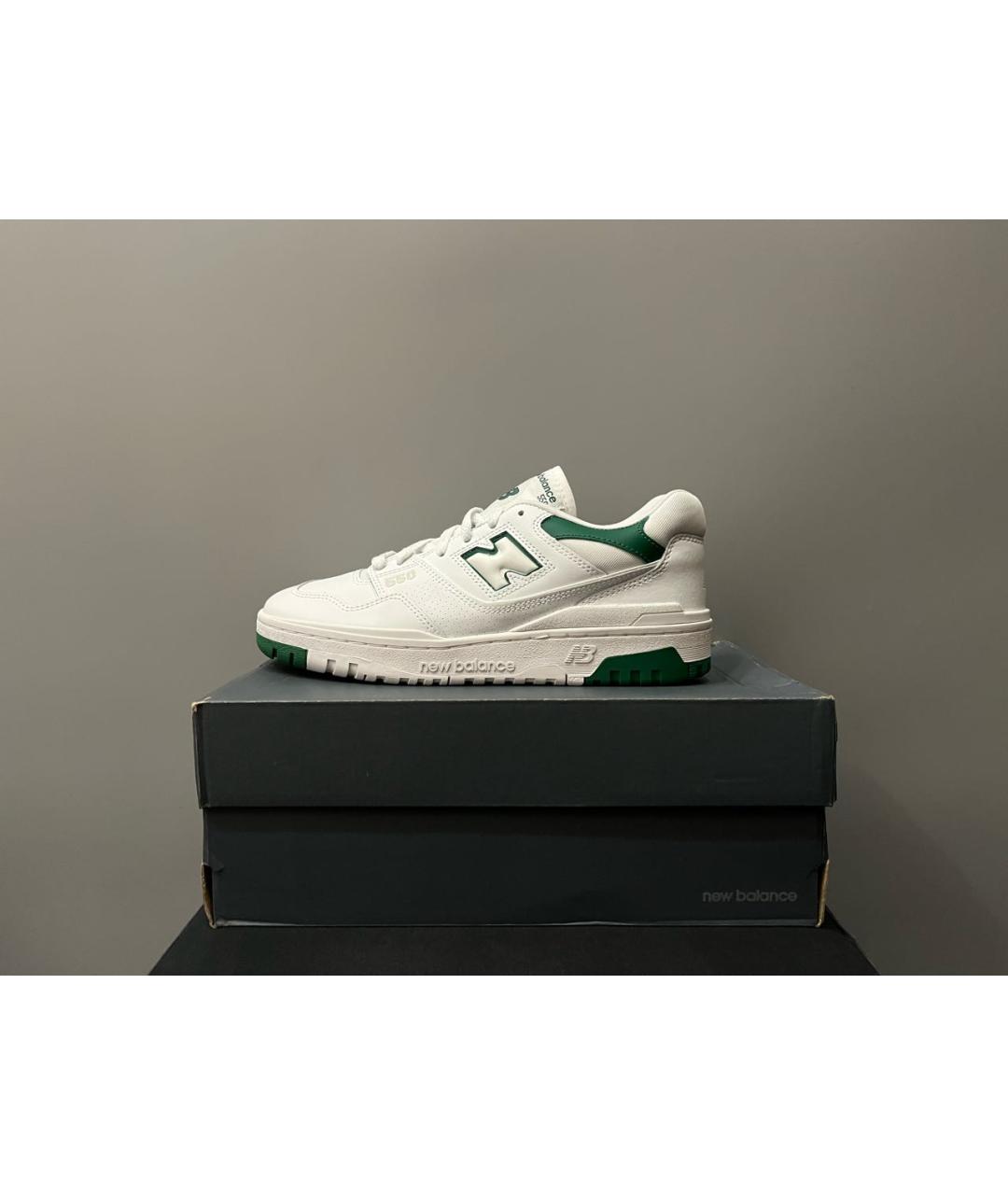 NEW BALANCE Белые кожаные кеды, фото 7