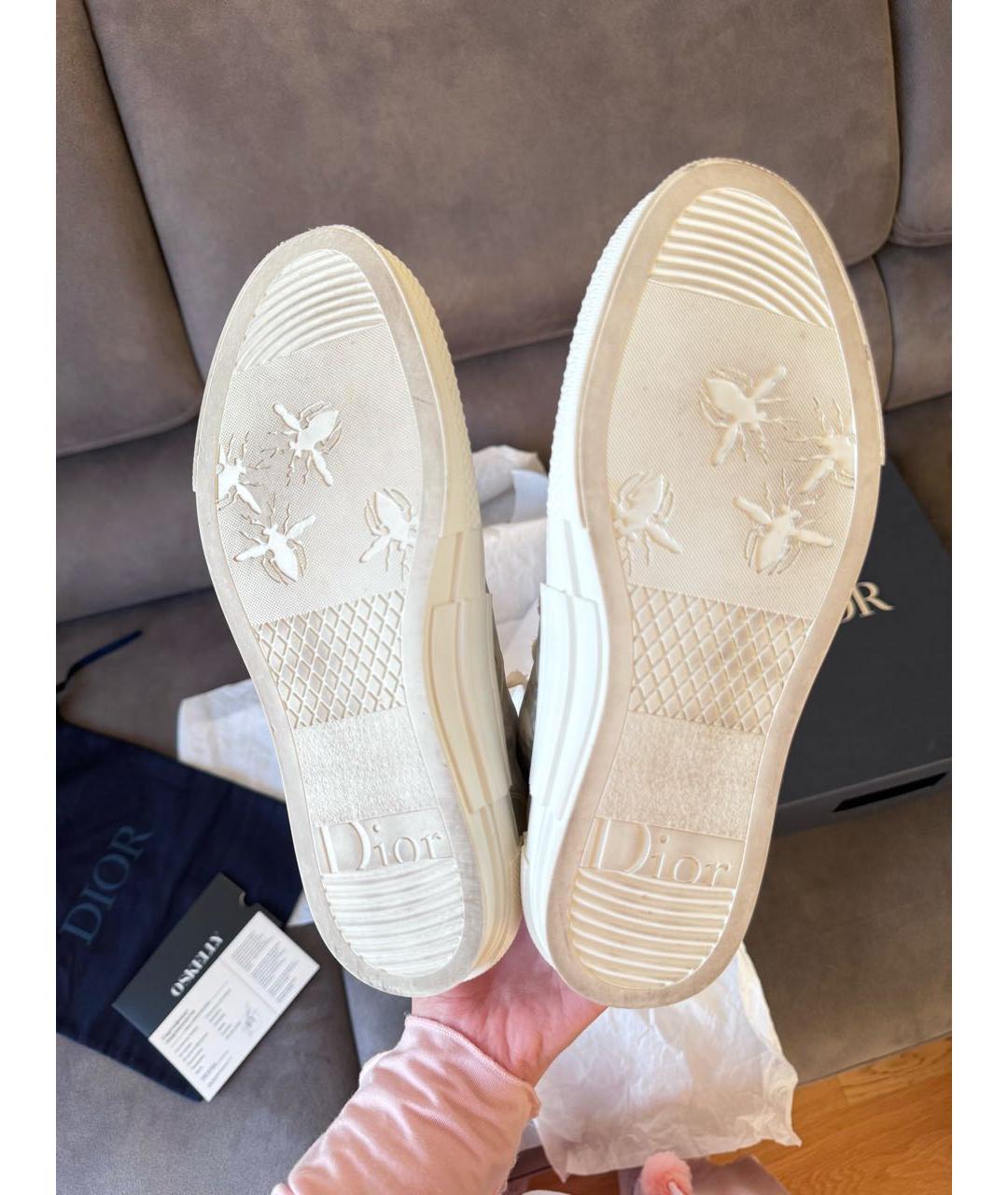CHRISTIAN DIOR Белые резиновые кеды, фото 5