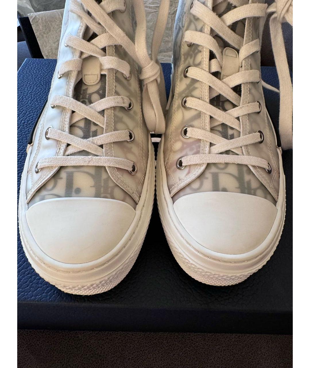 CHRISTIAN DIOR Белые резиновые кеды, фото 2