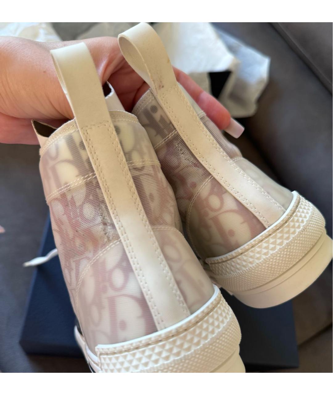 CHRISTIAN DIOR Белые резиновые кеды, фото 7