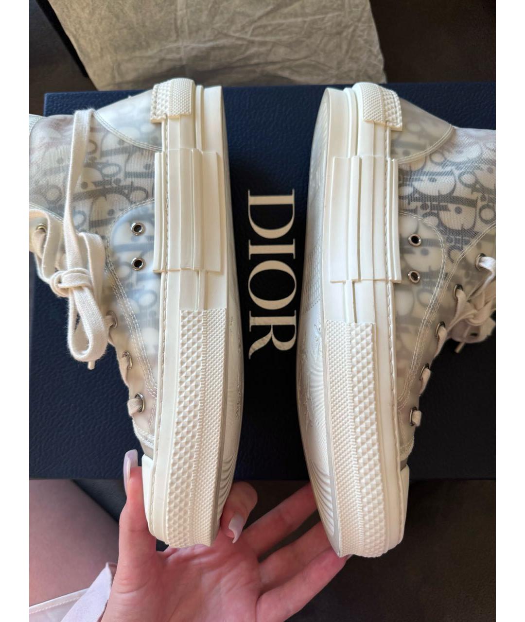 CHRISTIAN DIOR Белые резиновые кеды, фото 4