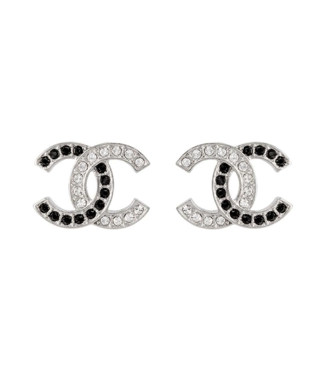 CHANEL Серебряные серьги, фото 1