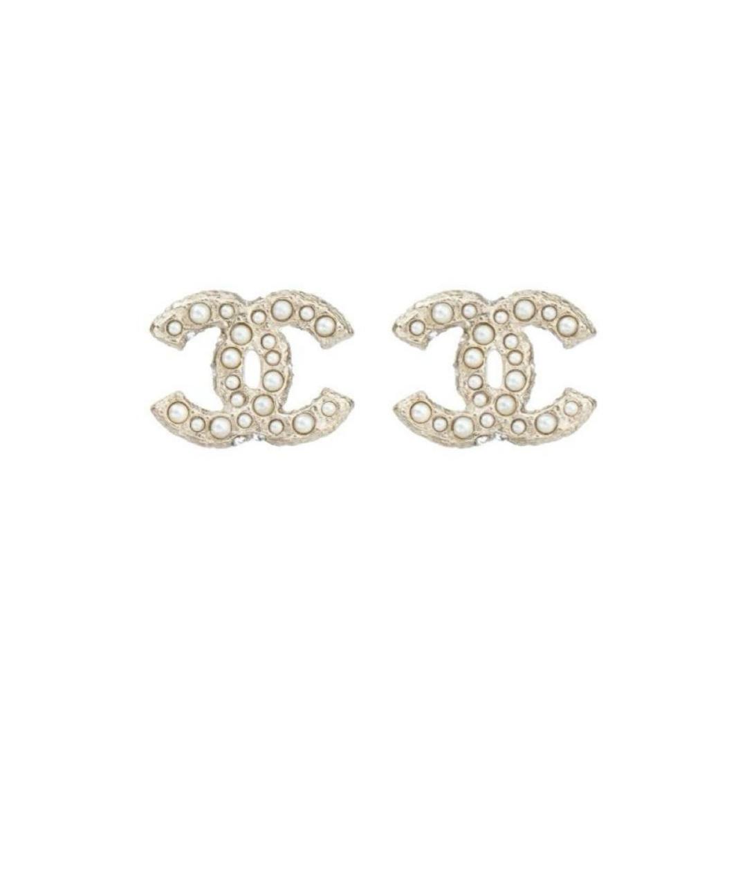 CHANEL Золотые серьги, фото 1