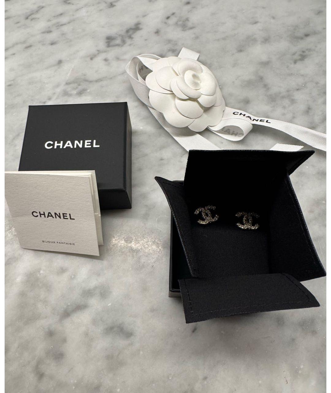 CHANEL Золотые серьги, фото 4