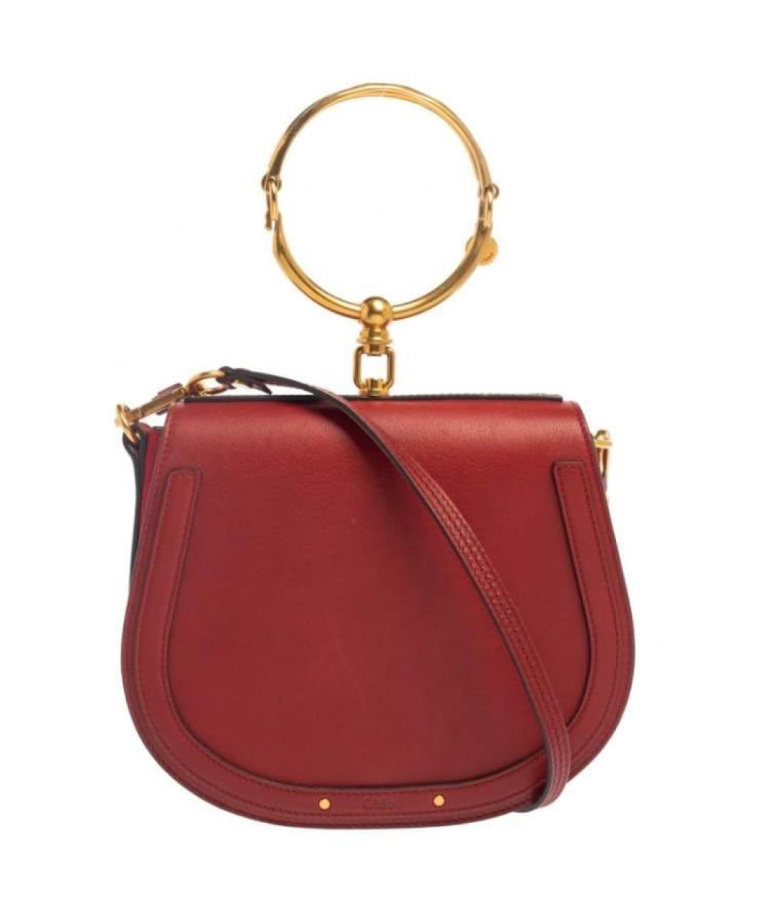 CHLOE Коричневая кожаная сумка через плечо, фото 1