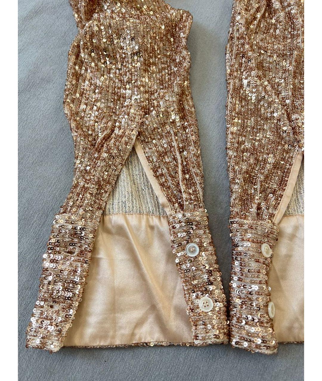 TOM FORD Золотая полиамидовая блузы, фото 4