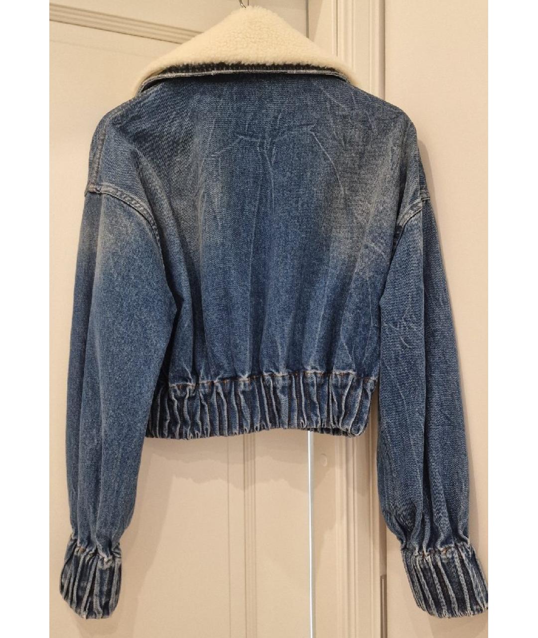 BALMAIN Синяя деним куртка, фото 3