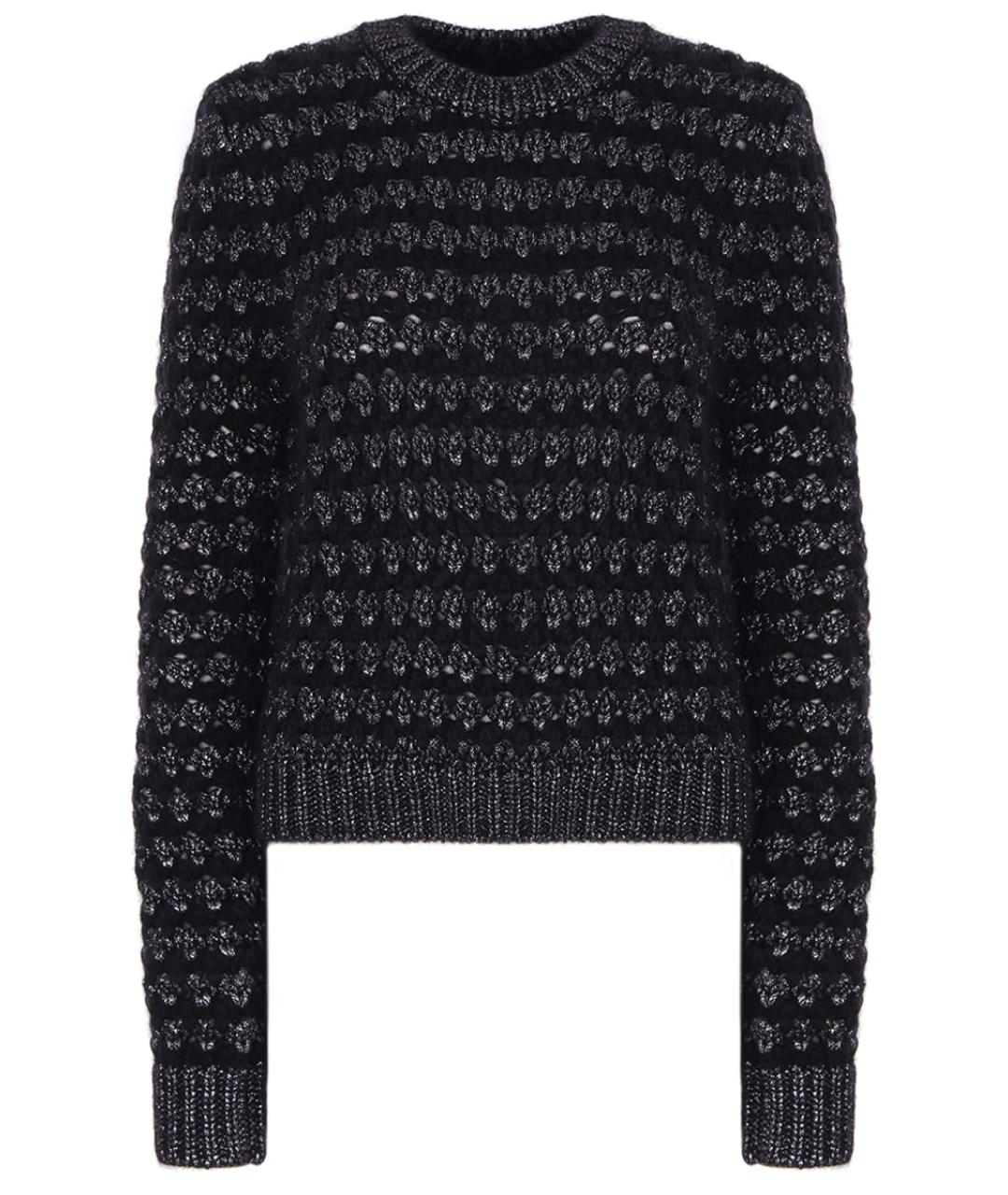 SAINT LAURENT Черный шерстяной джемпер / свитер, фото 1