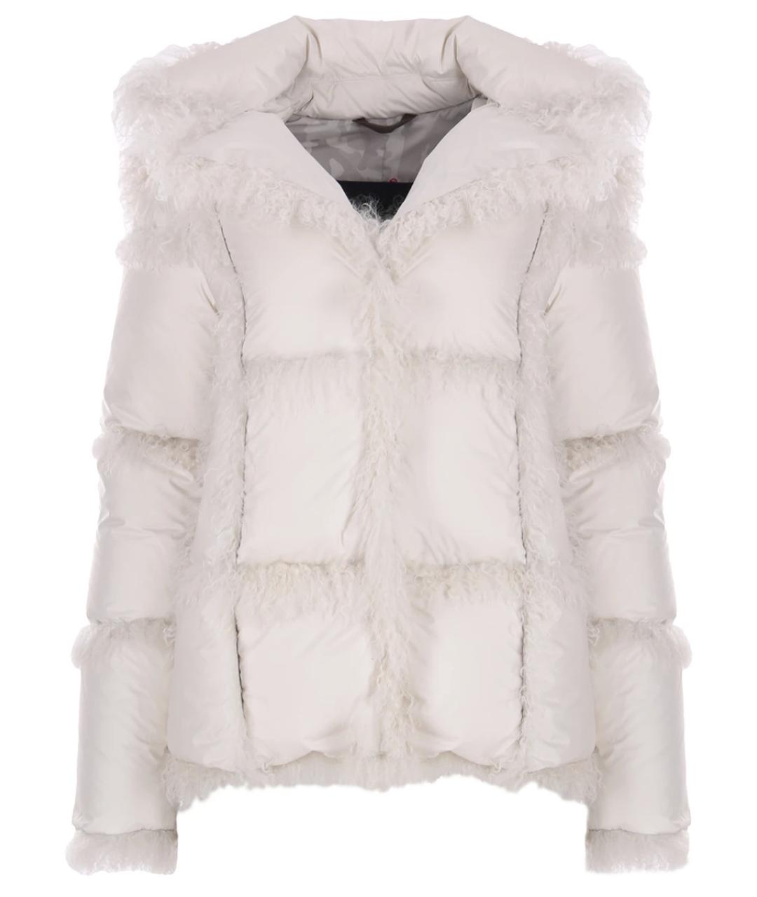 MR & MRS ITALY Белый полиэстеровый пуховик, фото 1