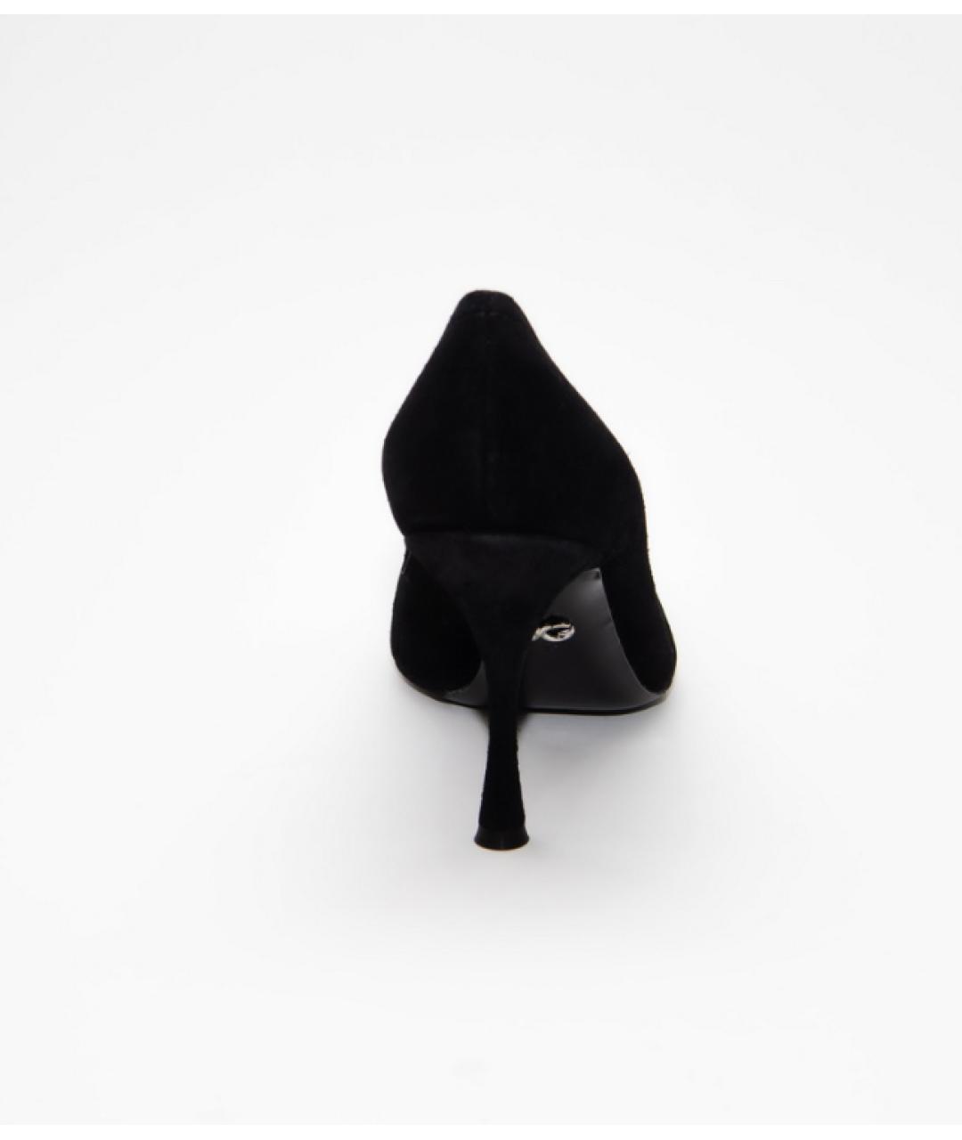 DOLCE&GABBANA Черные замшевые туфли, фото 3