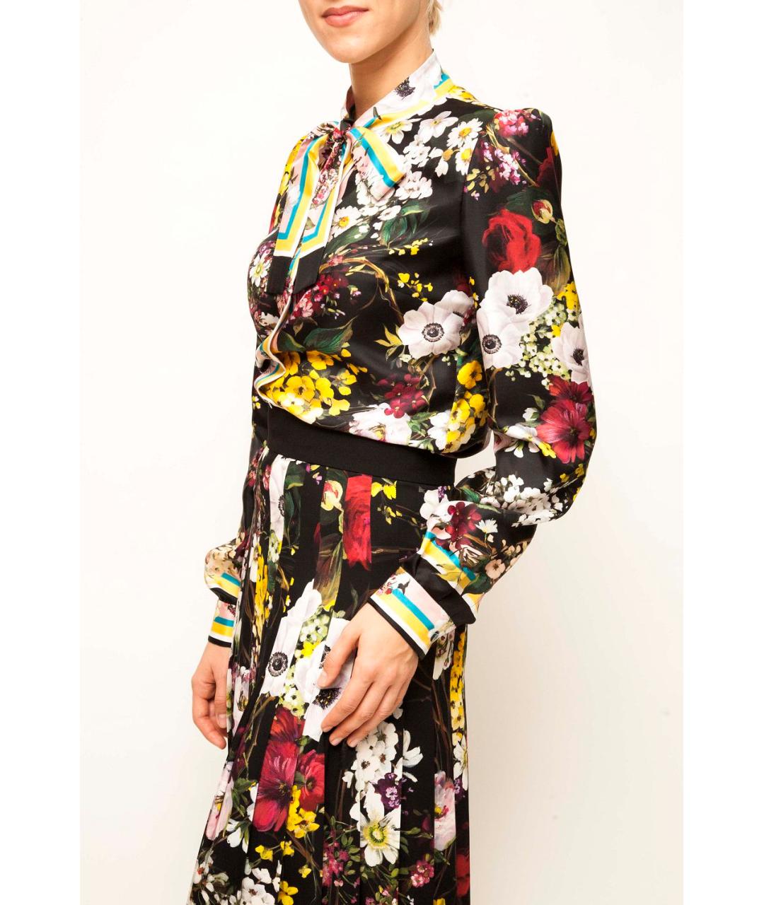 DOLCE&GABBANA Мульти шелковая рубашка, фото 3