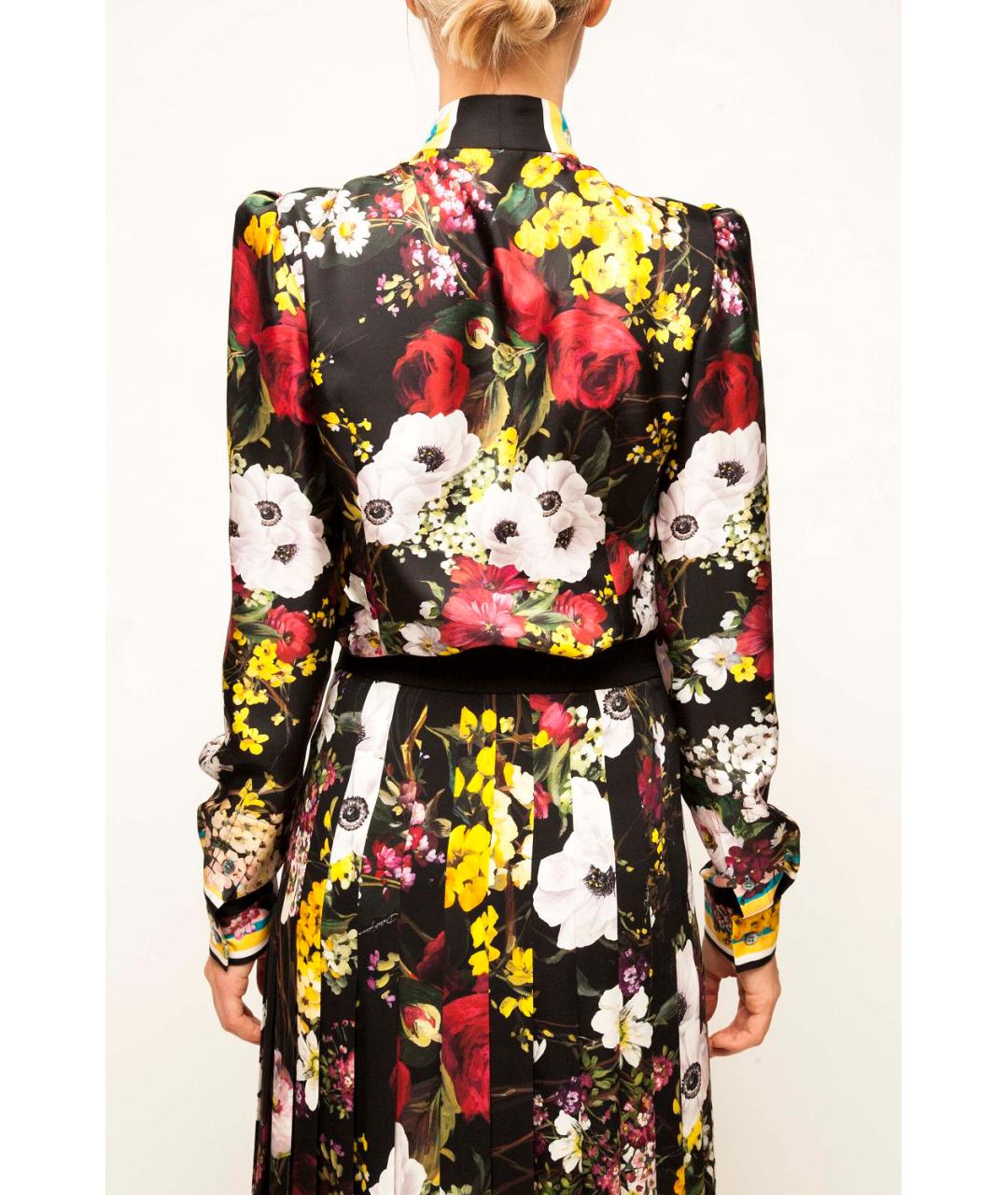 DOLCE&GABBANA Мульти шелковая рубашка, фото 4