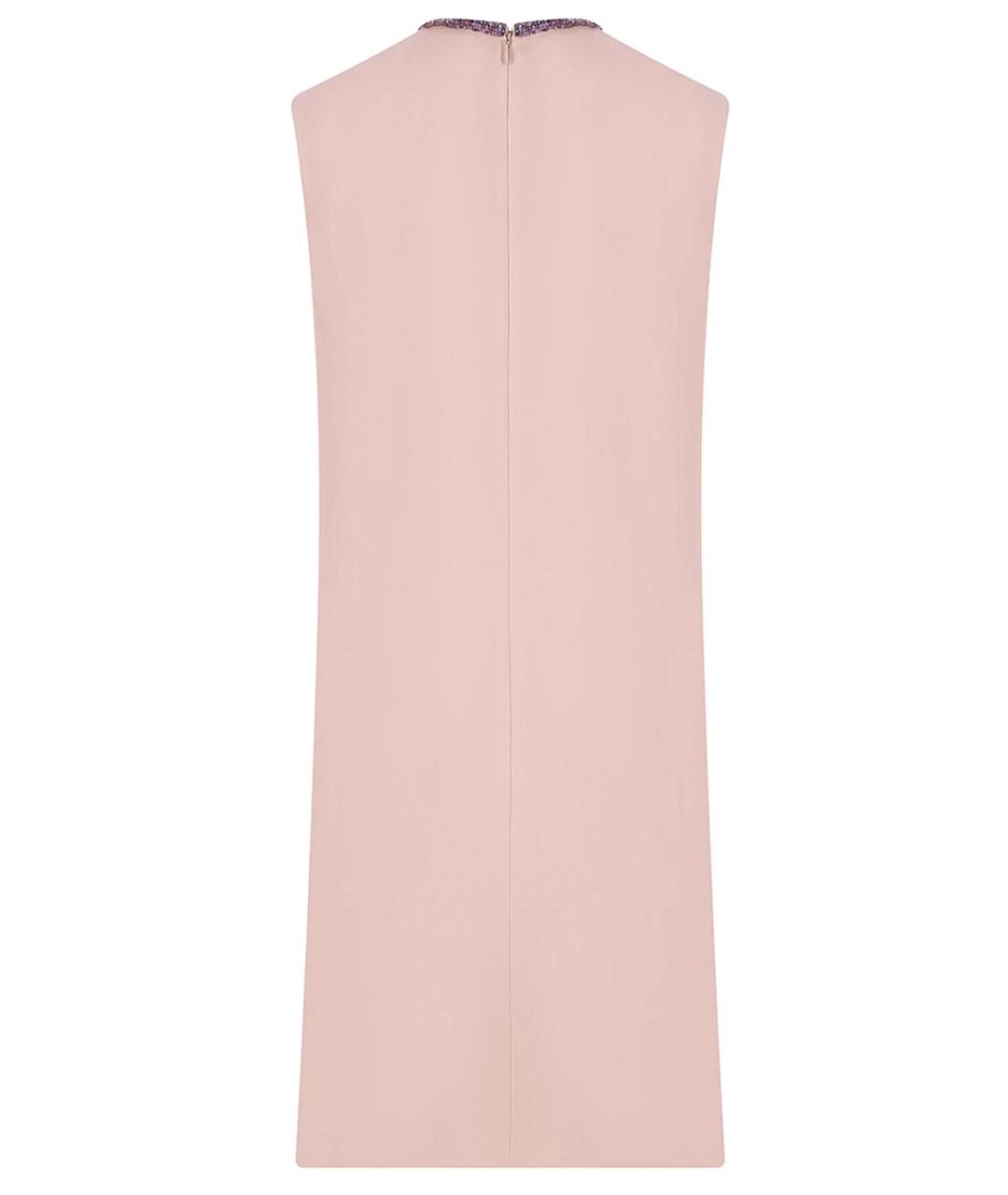 LANVIN Розовое шерстяное вечернее платье, фото 2