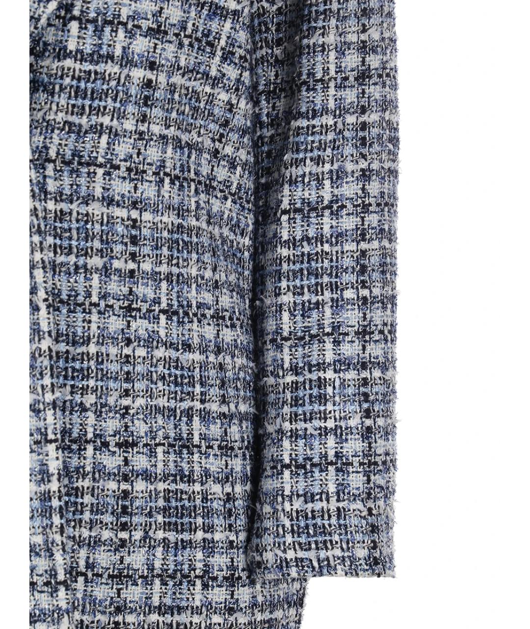 LANVIN Голубое твидовое пальто, фото 3