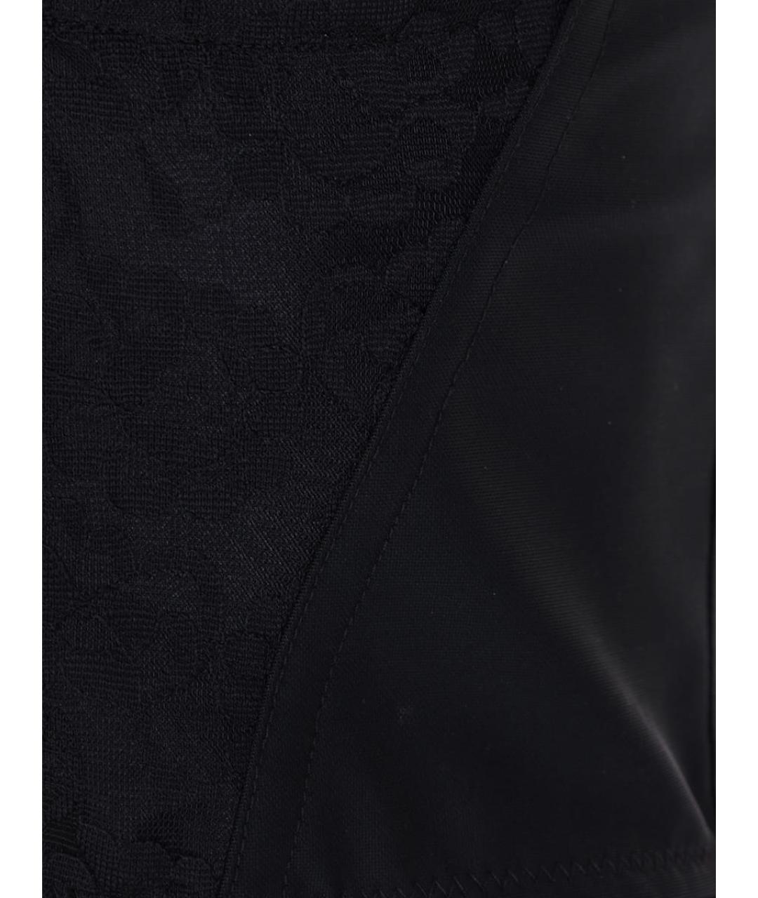 DOLCE&GABBANA Черная полиэстеровая майка, фото 3