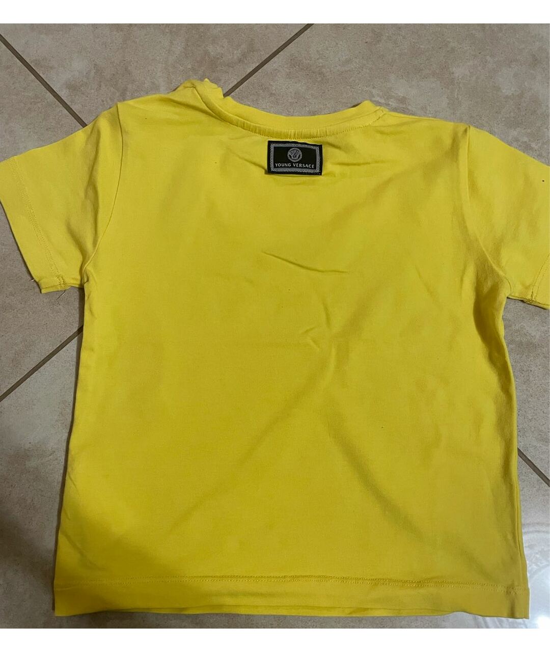 VERSACE Желтая детская футболка, фото 2