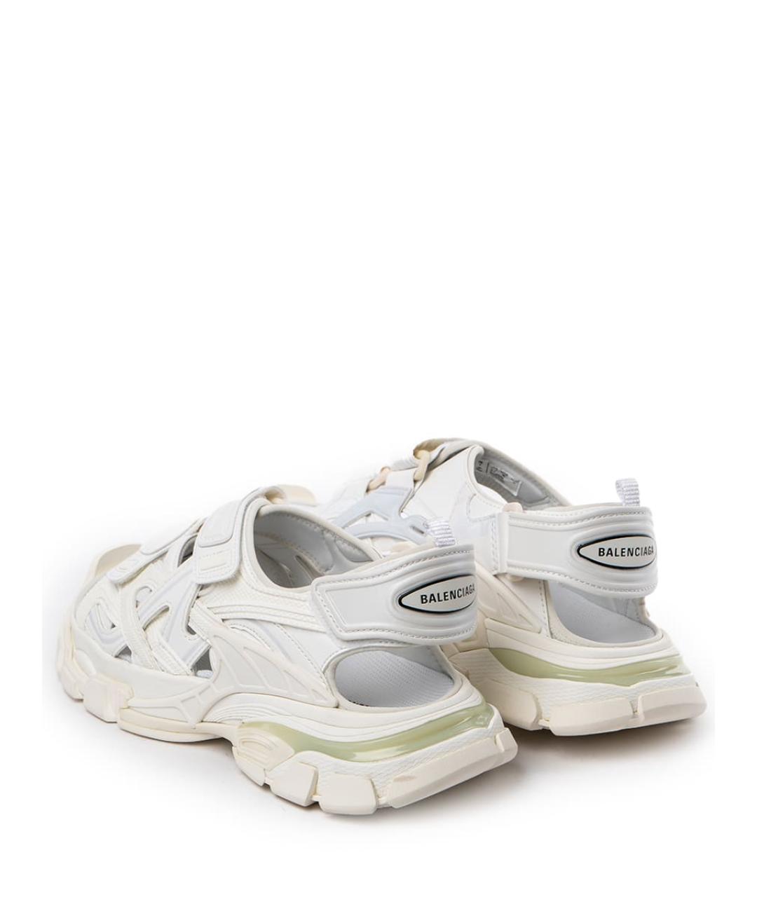 BALENCIAGA Белые синтетические сандалии, фото 3