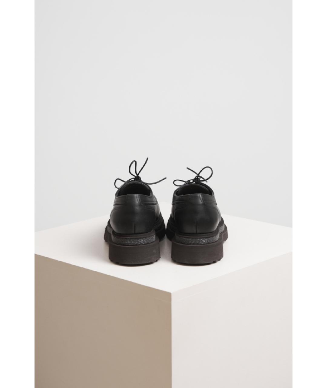 BRUNELLO CUCINELLI Черные кожаные лоферы, фото 4