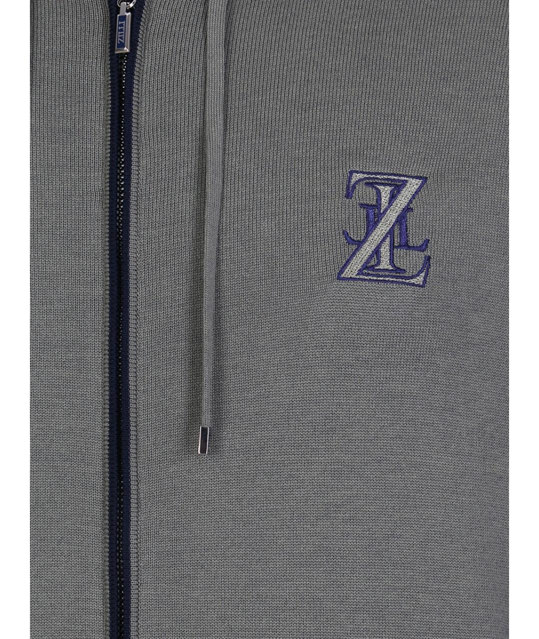 ZILLI Синий повседневный костюм, фото 3