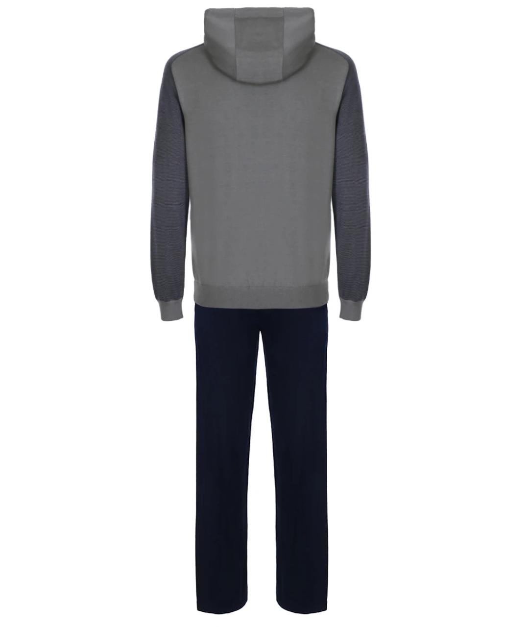 ZILLI Синий повседневный костюм, фото 2