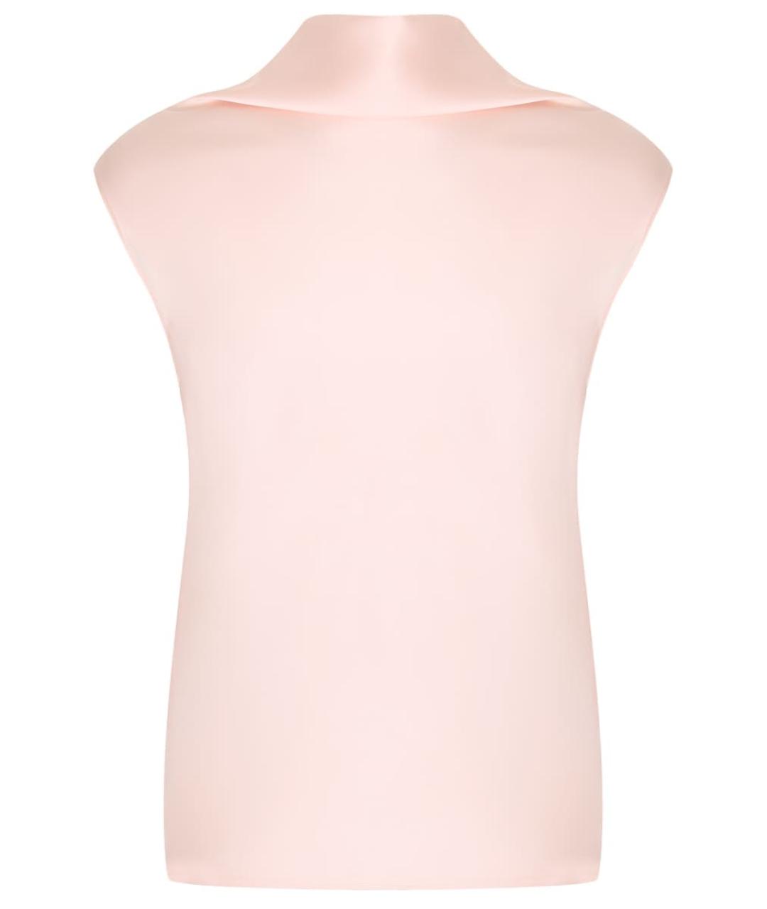 PHILOSOPHY DI LORENZO SERAFINI Розовая полиэстеровая футболка, фото 2