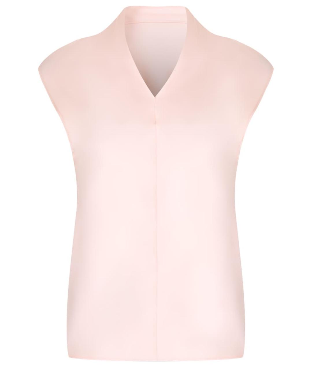 PHILOSOPHY DI LORENZO SERAFINI Розовая полиэстеровая футболка, фото 1