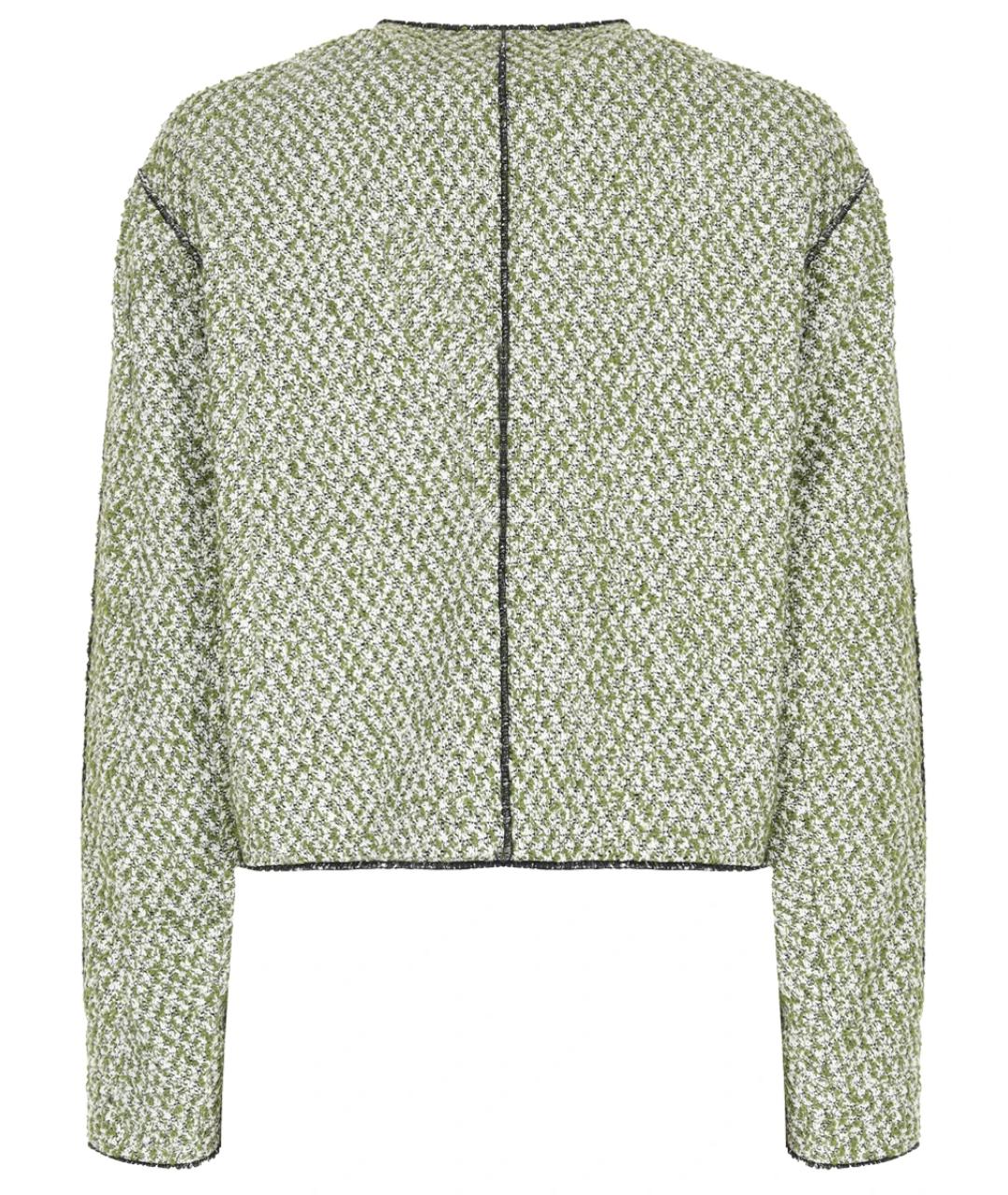 PHILOSOPHY DI LORENZO SERAFINI Зеленый хлопковый жакет/пиджак, фото 2