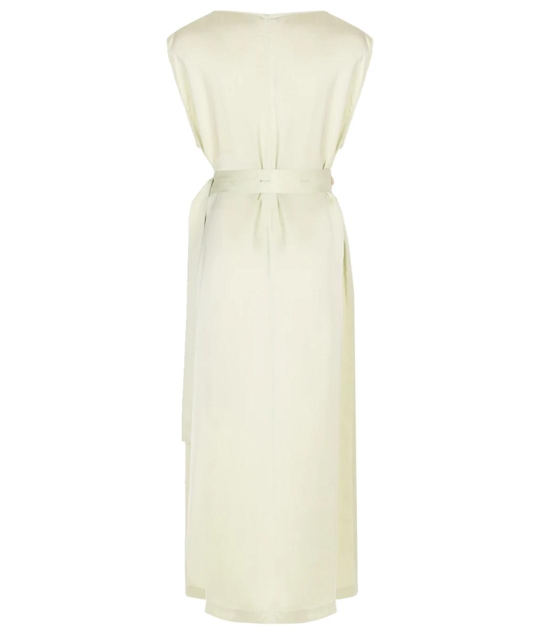 FABIANA FILIPPI Салатовыое вискозное повседневное платье, фото 2