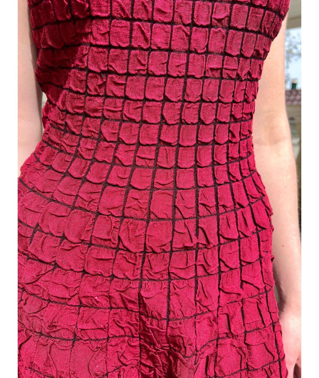 LOUIS VUITTON PRE-OWNED Красное повседневное платье, фото 6