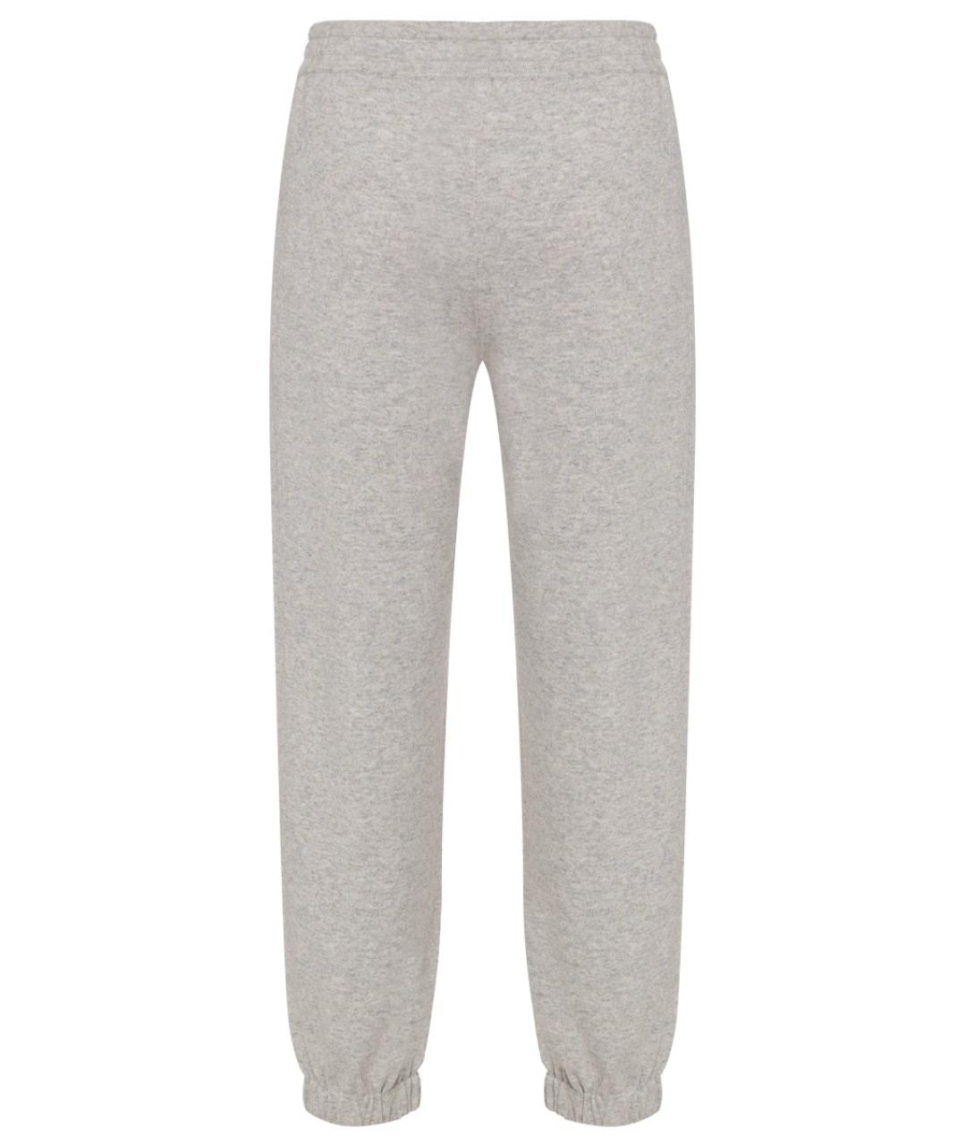 BRUNELLO CUCINELLI Серые кашемировые прямые брюки, фото 2