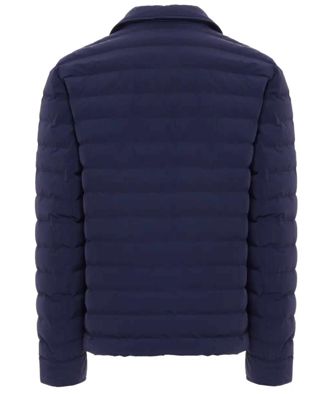 BRUNELLO CUCINELLI Синий полиамидовый пуховик, фото 2