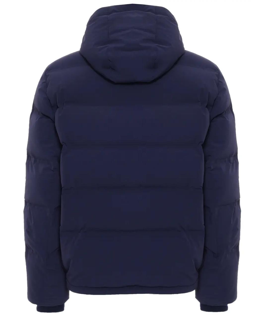 BRUNELLO CUCINELLI Синий полиамидовый пуховик, фото 3