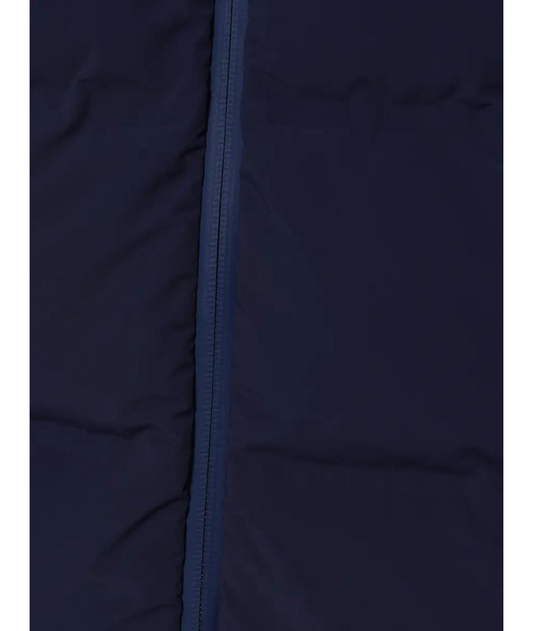 BRUNELLO CUCINELLI Синий полиамидовый пуховик, фото 2