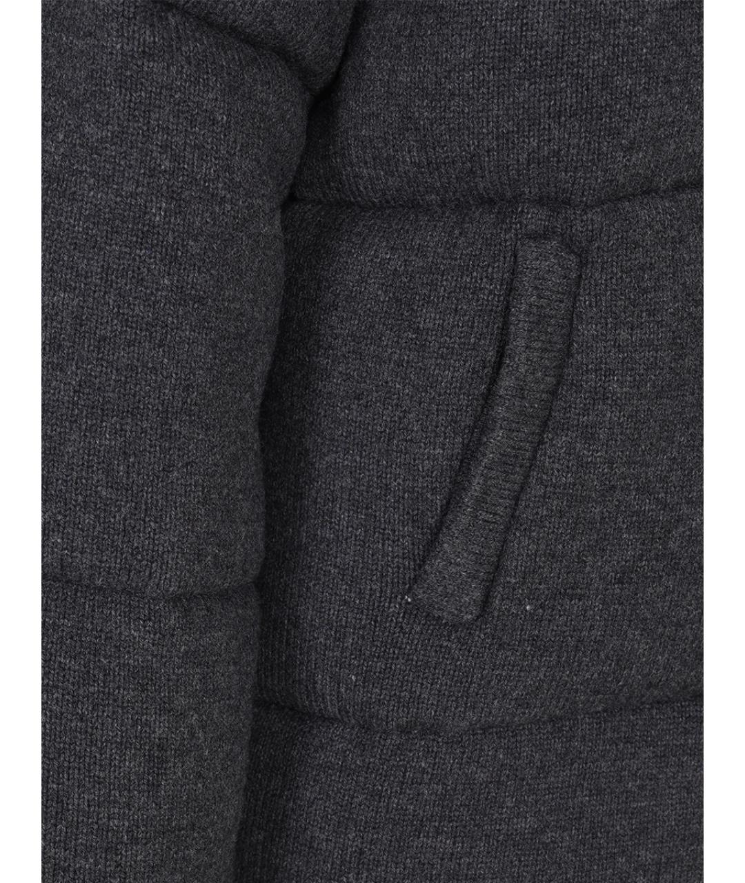 P.A.R.O.S.H. Антрацитовая шерстяная куртка, фото 3