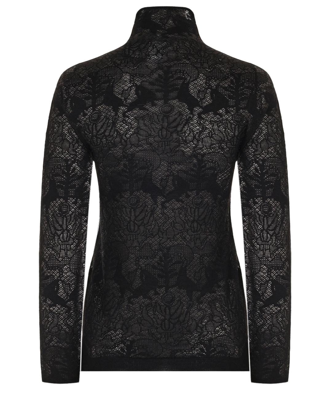 FABIANA FILIPPI Черная шерстяная водолазка, фото 2